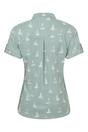 Khaki Coconut Sailboat Short Sleeved Shirt, Image 2 of 4