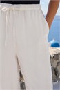 White Petite Textured Pocket Trouser , Image 4 of 4