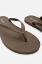 Chocolate Kailany Jelly Thong Flip Flop Sandals, Image 4 of 6