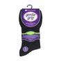 Black 6 Pack Non Elastic Loose Top Bamboo Socks, Image 5 of 5