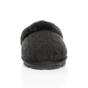 Black AJVANI Black Faux Fur Lined Slip On Memory Foam Mules Slippers, Image 5 of 5