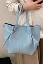 Blue Structured Handbag With Shoulder Strap, Image 3 of 4