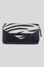 Black Hair-On Real Leather RFID Zip-Around Purse, Image 1 of 3
