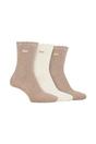 Beige 3 Pack Super Soft Bamboo Socks, Image 1 of 3