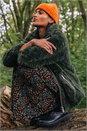 Green Teddy Borg Jacket, Image 1 of 7