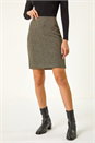 Camel Smart Textured Stretch Skirt, Image 1 of 5
