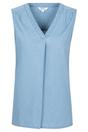 Light Blue Tuscany Chambray Sleeveless Shirt, Image 1 of 4