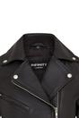 Black Classic Brando Biker Leather Jacket, Image 6 of 8