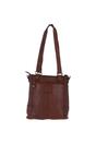 Brown 'Perfezione' Vintage Woven Leather Shoulder Bag, Image 4 of 4