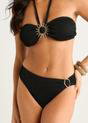  Black Sun Trim Halter Neck Bikini Top, Image 3 of 4