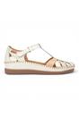 White Womens Soft Semi-Open Sandal-W8K-0705C1, Image 1 of 8