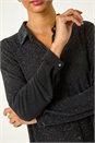 Silver Shimmer Glitter Blouse, Image 5 of 5
