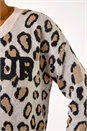 Ivory  Amour Animal Print Knit Jumper, Image 5 of 5