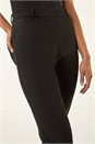 Black Petite Faux Suede Stretch Jeggings, Image 5 of 5