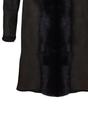 Dark Brown Toscana Sheep Suede Leather Trench Coat, Image 8 of 8