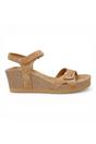 Brown Womens Cushioned Wedge Sandals-Julia B74, Image 1 of 8