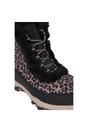 Black Ohio Leopard Print Thermal Snow Boots, Image 5 of 6