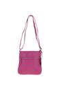 Raspberry 'Edinburgh' Real Leather Crossbody Bag, Image 2 of 4