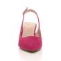 Fuchsia AJVANI Fuchsia Mid Heel Slingback Pointed Toe Court Shoes, Image 6 of 6