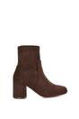 Brown XY LONDON Brown 'Rogue' Mid Block Heeled Ankle Booties, Image 1 of 6
