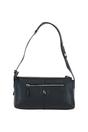 Black Ashwood Leather Black 'Nevaria' Real Leather Shoulder Bag, Image 3 of 4