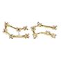 Gold Gemini Star Sign Constellation Astrology Tiny Earrings, Image 1 of 2