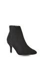 Black 'Anastsia' Low Mid Kitten High Heel Stiletto Zip-Up Ankle Boots, Image 2 of 5