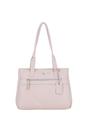 Light Pink 'London' Real Leather Shoulder Bag, Image 2 of 5