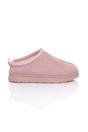 Pink Faux Fur Lined Comfy Aztec Embroidered Ultra Mini Booties Slippers, Image 2 of 6