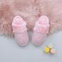Pink AJVANI Pink Glitter Knitted Mules Slippers, Image 3 of 5