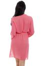 Coral Camille Lingerie Coral Lightweight Chiffon Chemise & Wrap Set, Image 4 of 6