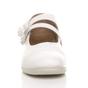 White Flat Comfort Mary Jane Shoes, Image 6 of 6