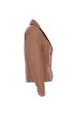 Tan Ashwood Leather Tan 'Angelica' Real Leather Two Button Blazer, Image 5 of 5