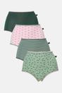 Multi British Boxers Multi Pack of Four "Juniper" Bamboo Full Briefs, Image 1 of 5