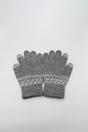 Grey Pattern Gloves - Touch Screen, Image 1 of 3