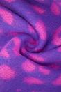 Purple Asymmetric Leopard Winter Scarf, Image 3 of 5