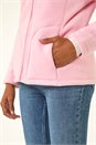 Pink Reversible Fleece Zip Jacket, Image 5 of 6