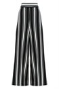 Black Stripe Wide Leg Trousers, Image 4 of 4