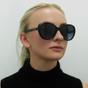 Black Fashion Black Dark Grey Gradient Sunglasses, Image 5 of 6