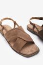 Camel Where's That From Camel Cavina Square Toe Slingback Sandals, Image 5 of 6