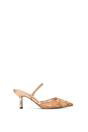 Rose Embroidered Slingback Mesh Court Shoes, Image 1 of 6