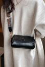 Black 'Whitney' Structured Crossbody Handbag With Shoulder Strap, Image 2 of 4