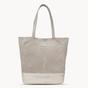 Light Pink 'PAIGE' Metallic + Suede Real Leather Tote Bag, Image 1 of 1