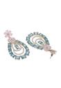 Green Diva Luxury Pendant Earrings, Image 3 of 5
