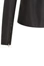 Black Classic Brando Biker Leather Jacket, Image 8 of 8