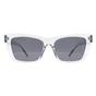 Grey Cat Eye Shiny Grey Smoke Polarized MP64, Image 1 of 4