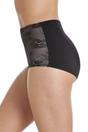 Black 2 Pack Seamless High Waist Floral Briefs, Image 2 of 4