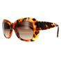 Brown Versace Brown Rectangle Light Havana Brown Gradient Sunglasses, Image 2 of 4