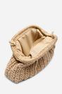 Tan Where's That From Tan Naya Raffia Crochet Clutch, Image 4 of 6