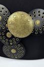 Black Large Disc Belt, Image 2 of 2